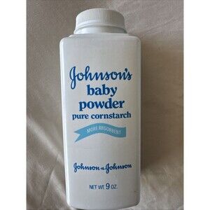 Johnson’s Baby Powder Pure Cornstarch 9 Oz Bottle At Least 90% Full